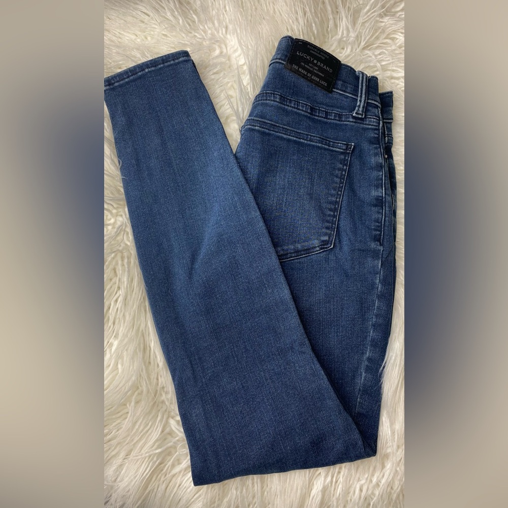Lucky brand jeans, size 6, Bridgett skinny high waisted